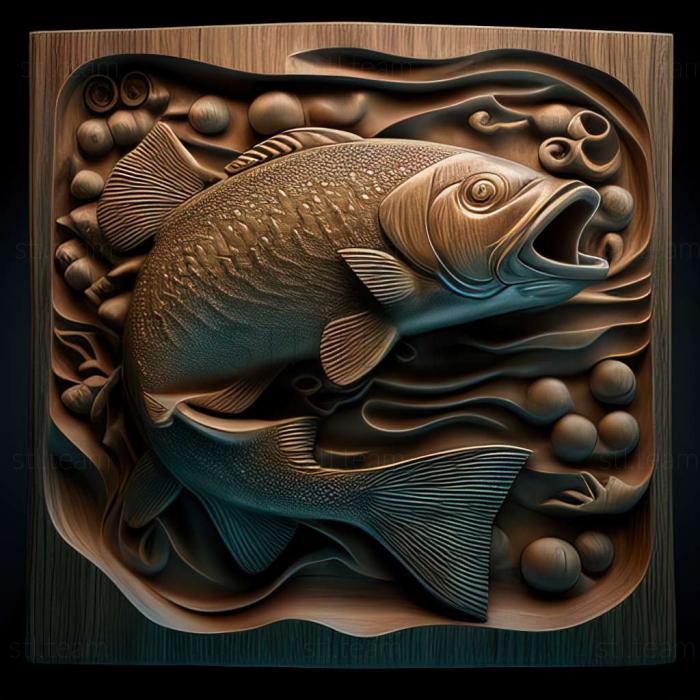 3D model Kallicht fish (STL)